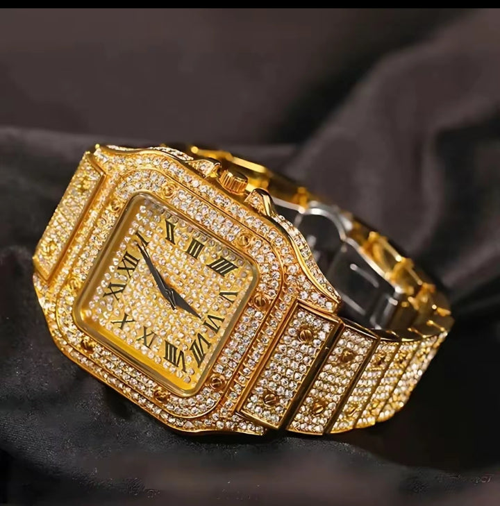 "Time is ticking, let's get it 💸🕰️. Wearing my Karan Aujla-approved watch, where style meets substance 💯. #KaranAujla #LuxuryWatch #Timepiece"