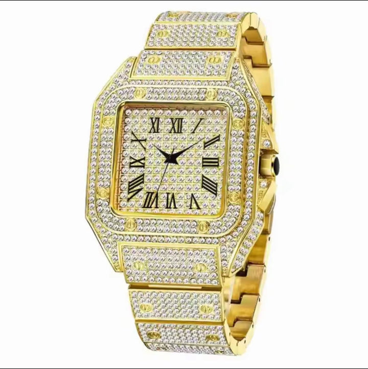 "Time is ticking, let's get it 💸🕰️. Wearing my Karan Aujla-approved watch, where style meets substance 💯. #KaranAujla #LuxuryWatch #Timepiece"